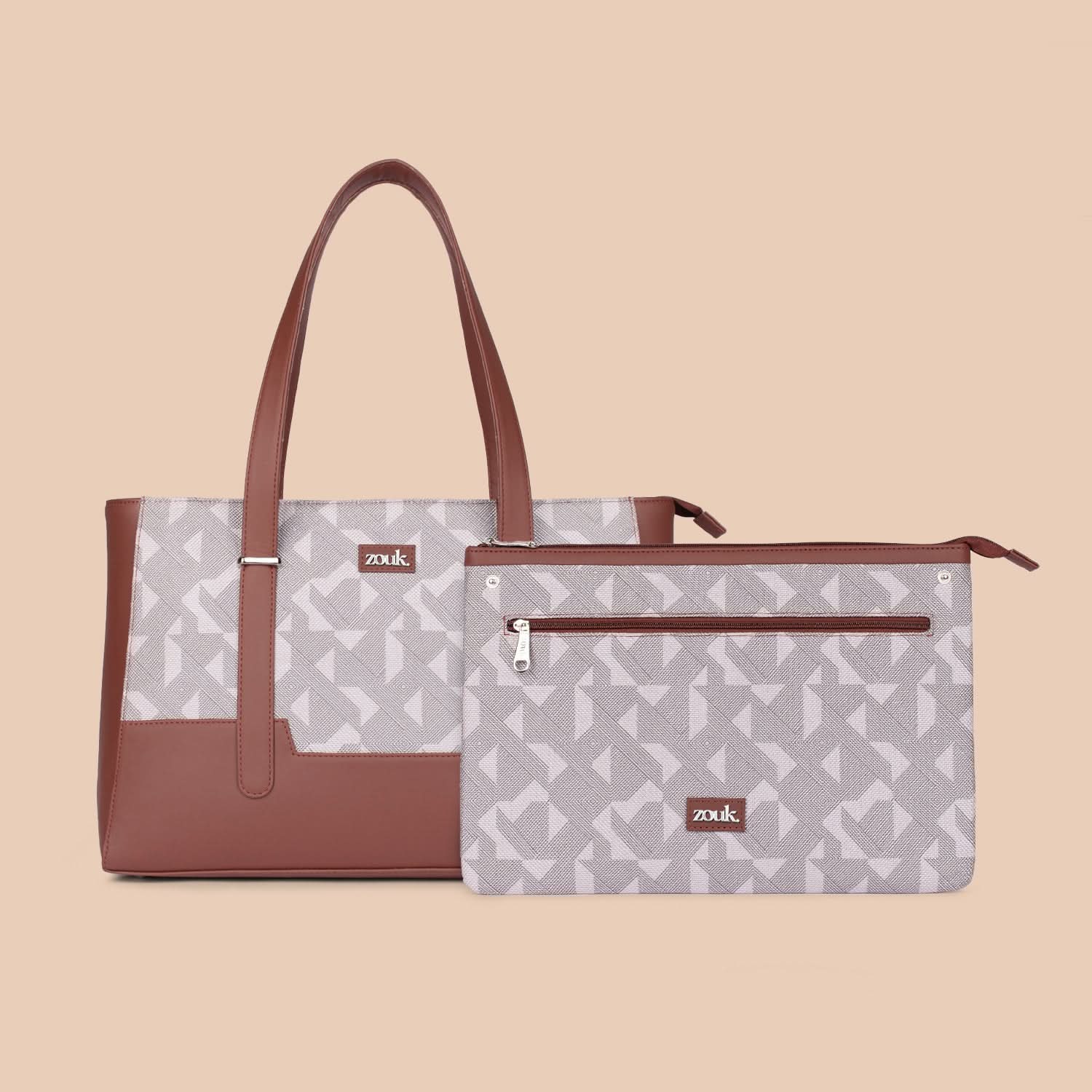 Zouk Aravalli Abstract Maya Multitasker Tote Bag