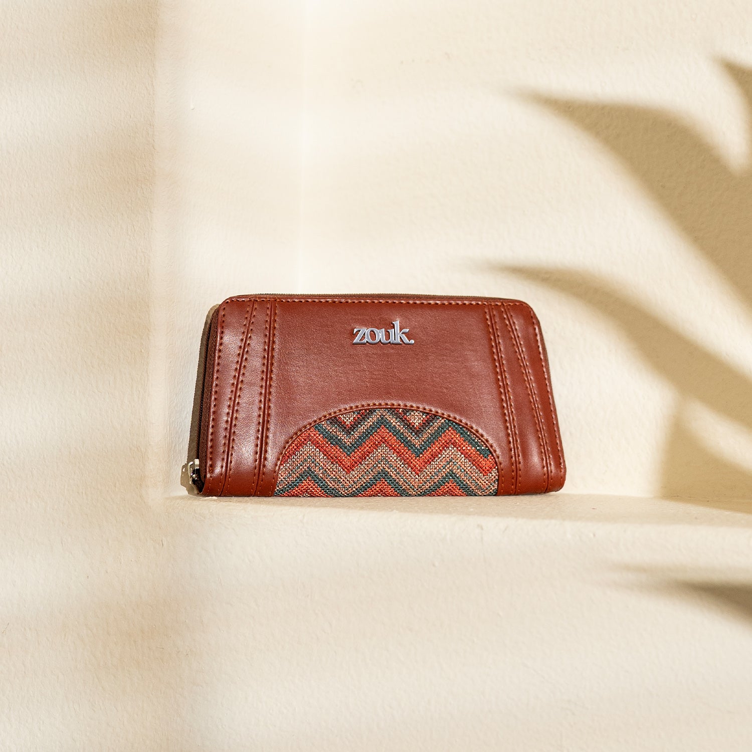Arika Zipper Wallet - Gwalior Weaves
