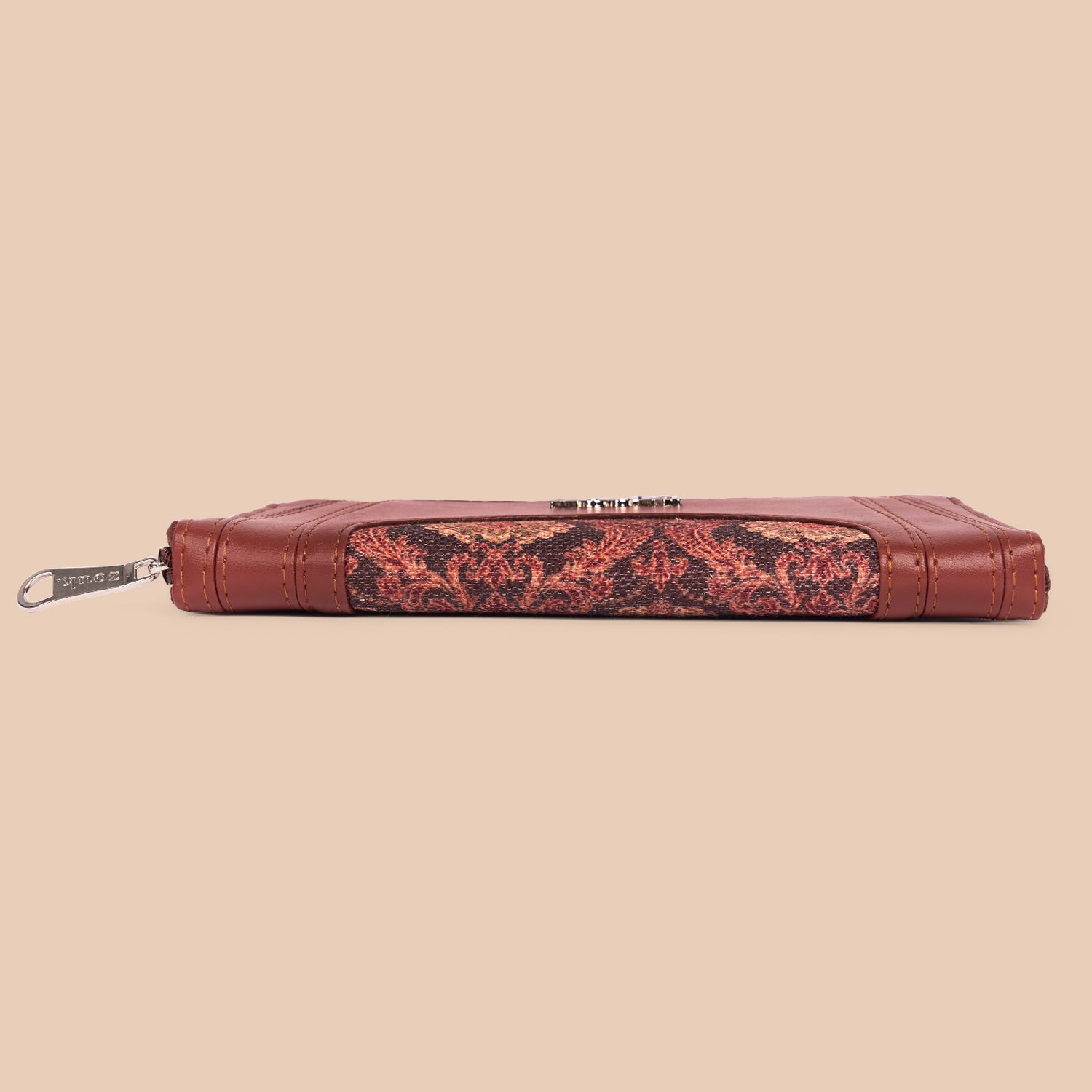 Arika Zipper Wallet - Jodhpur Damask