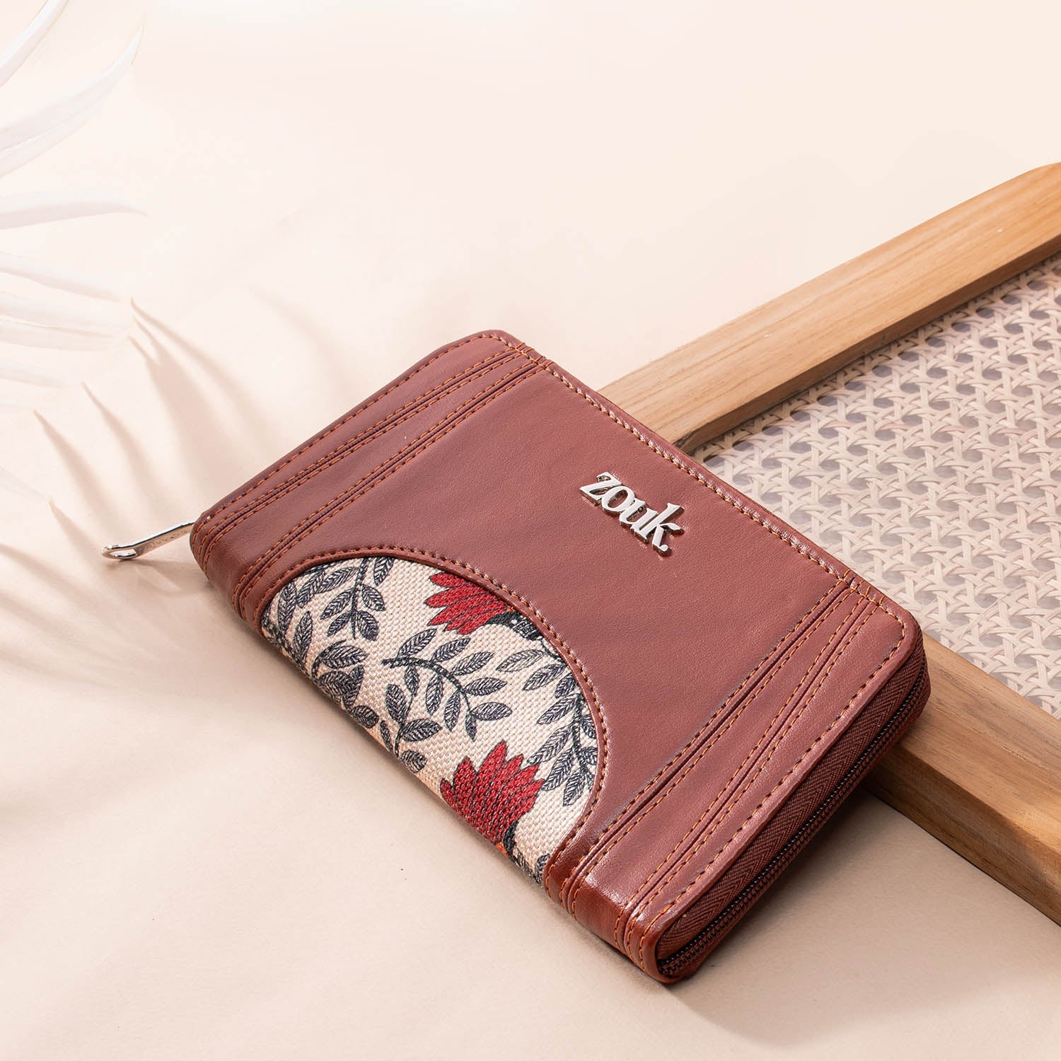 ZIP-Arika Zipper Wallet - Nawabi Couture