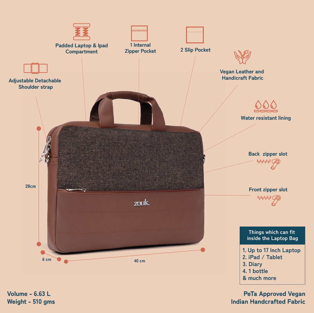 Arin Laptop Bag - Bristel