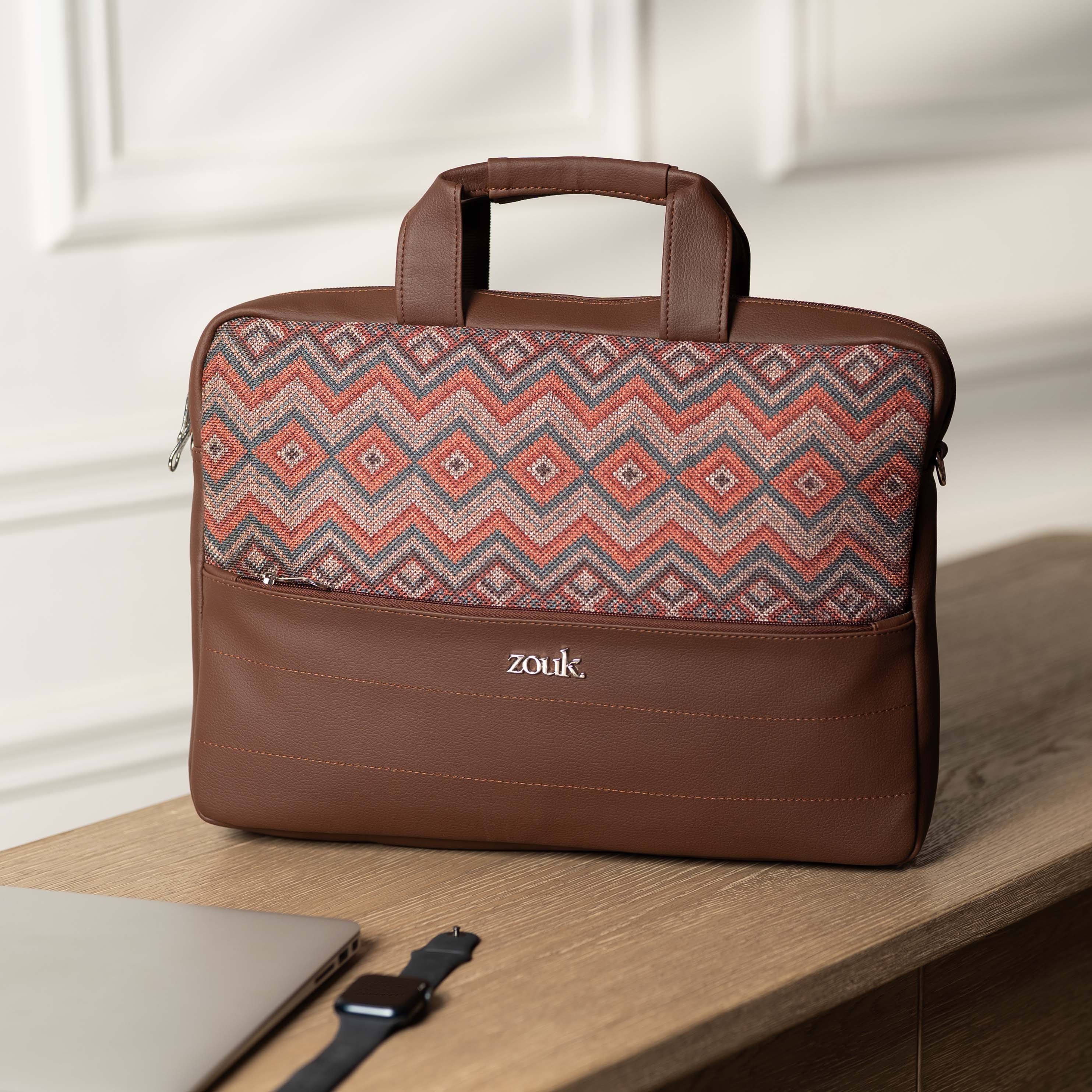 Arin Laptop Bag - Gwalior Weaves