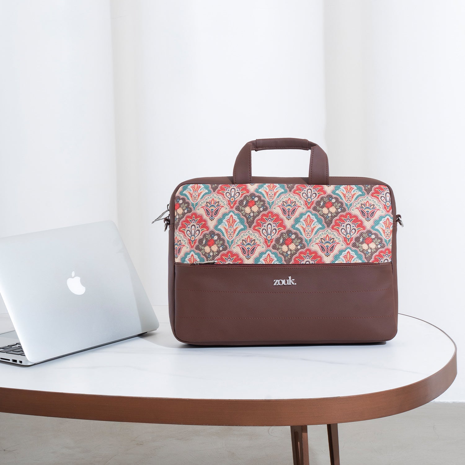 Arin Laptop Bag - Mughal Art Multicolor