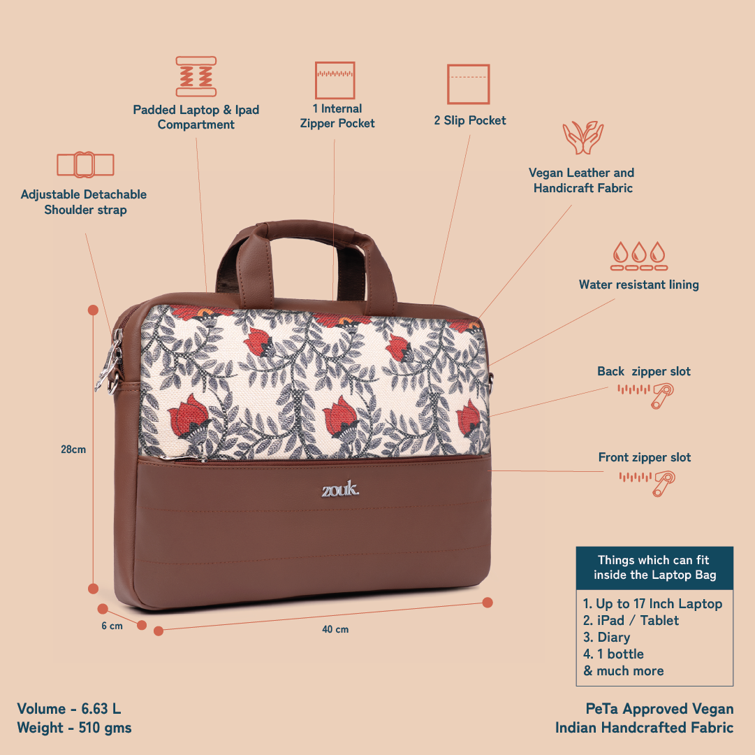 Arin Laptop Bag - Nawabi Couture