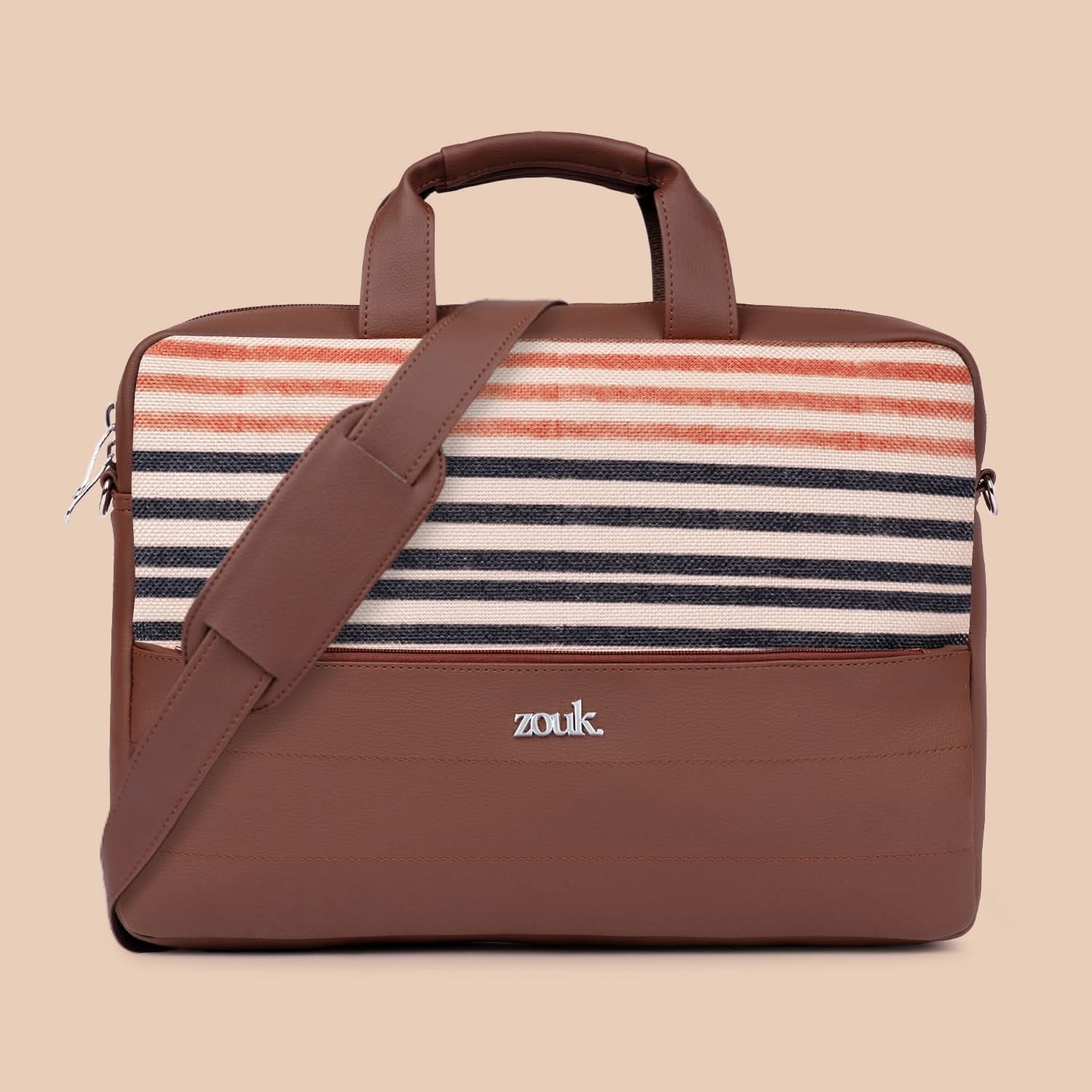 Arin Laptop Bag - Qutub Stripes