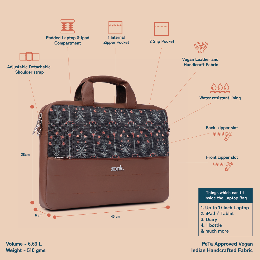 Arin Laptop Bag - Taj Guldasta
