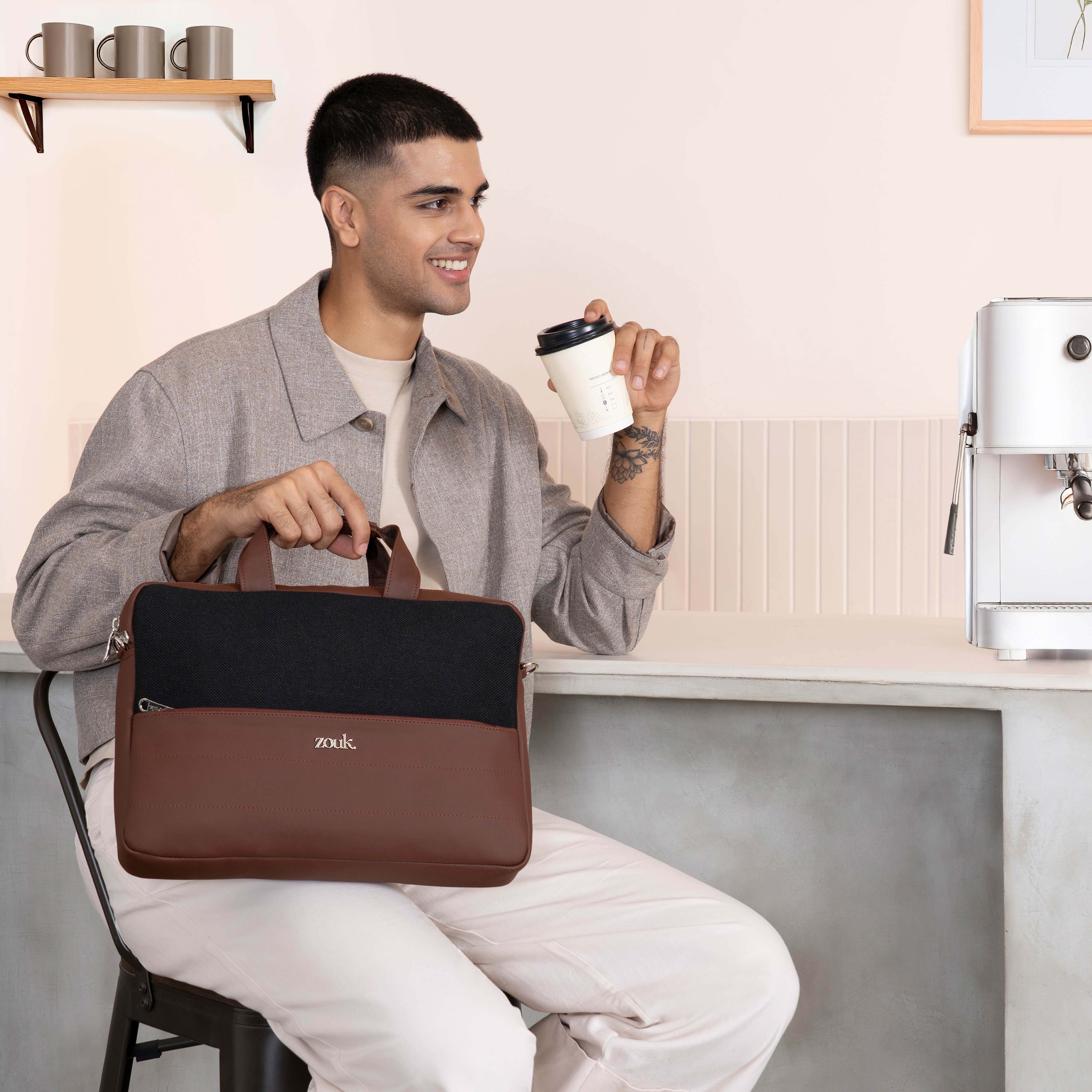 Arin Laptop Bag - Jet Black
