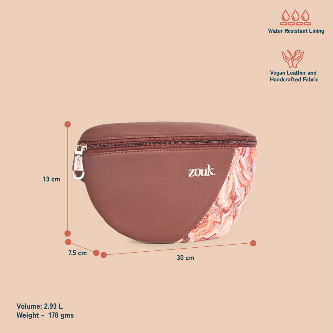 Freya Fanny Pack - Nicobar Coral