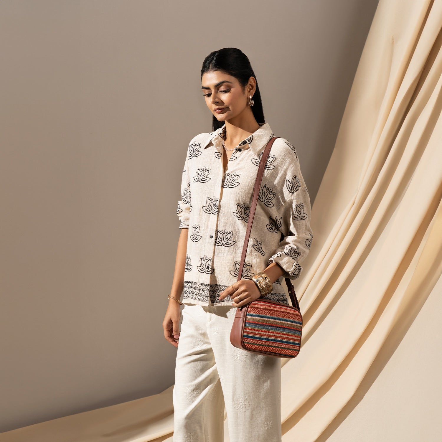 Assam Tapestry Sling Bag