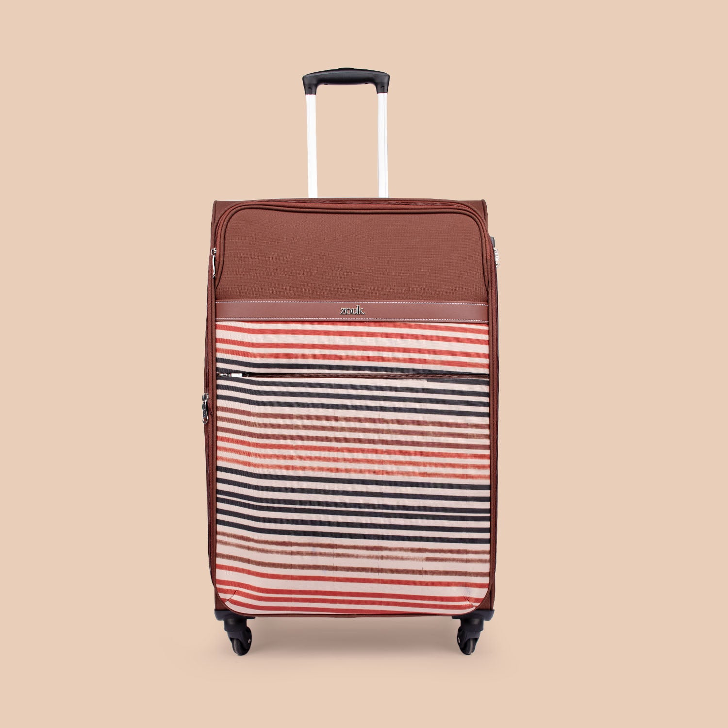 Qutub Stripes Avasa Trolley Bag (Large)