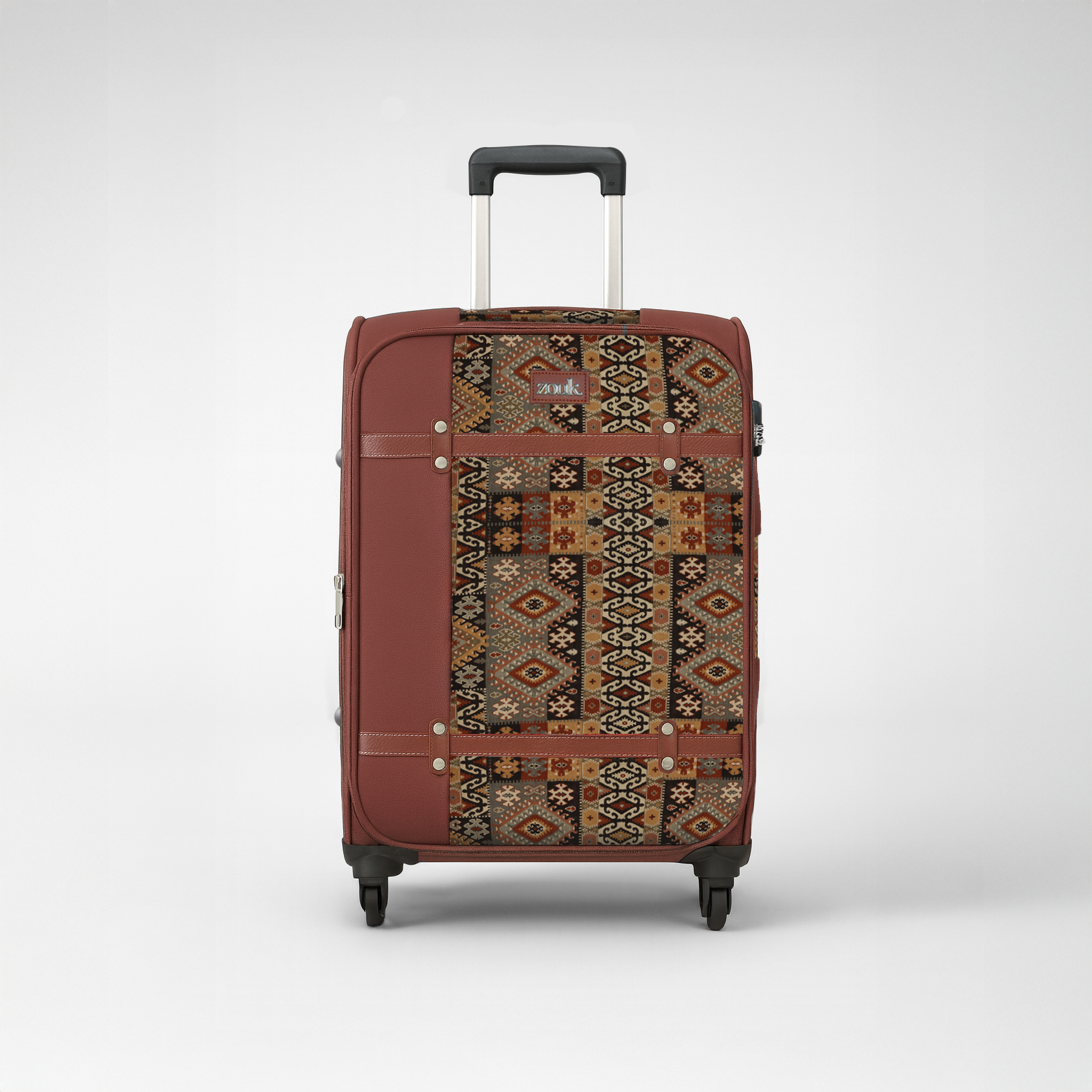 ZIP-Banaras Elegance Saira Trolley Bag