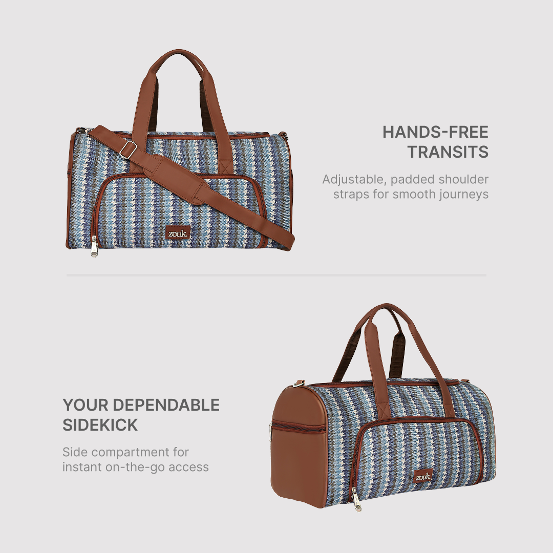 Bombay Houndstooth Weekender Duffle Bag