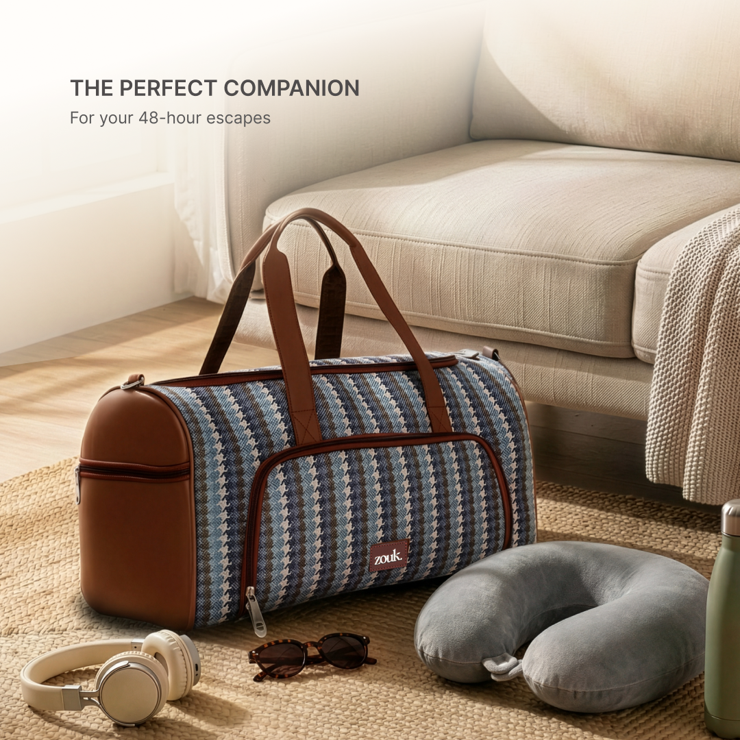 Bombay Houndstooth Weekender Duffle Bag