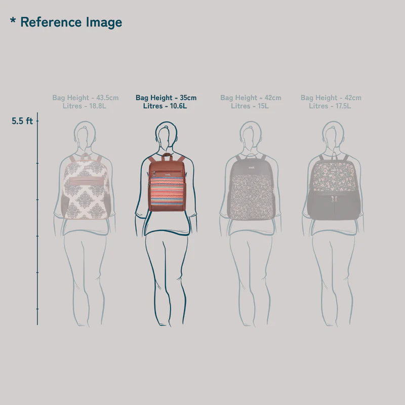 Bombay Houndstooth Amalia Daypack