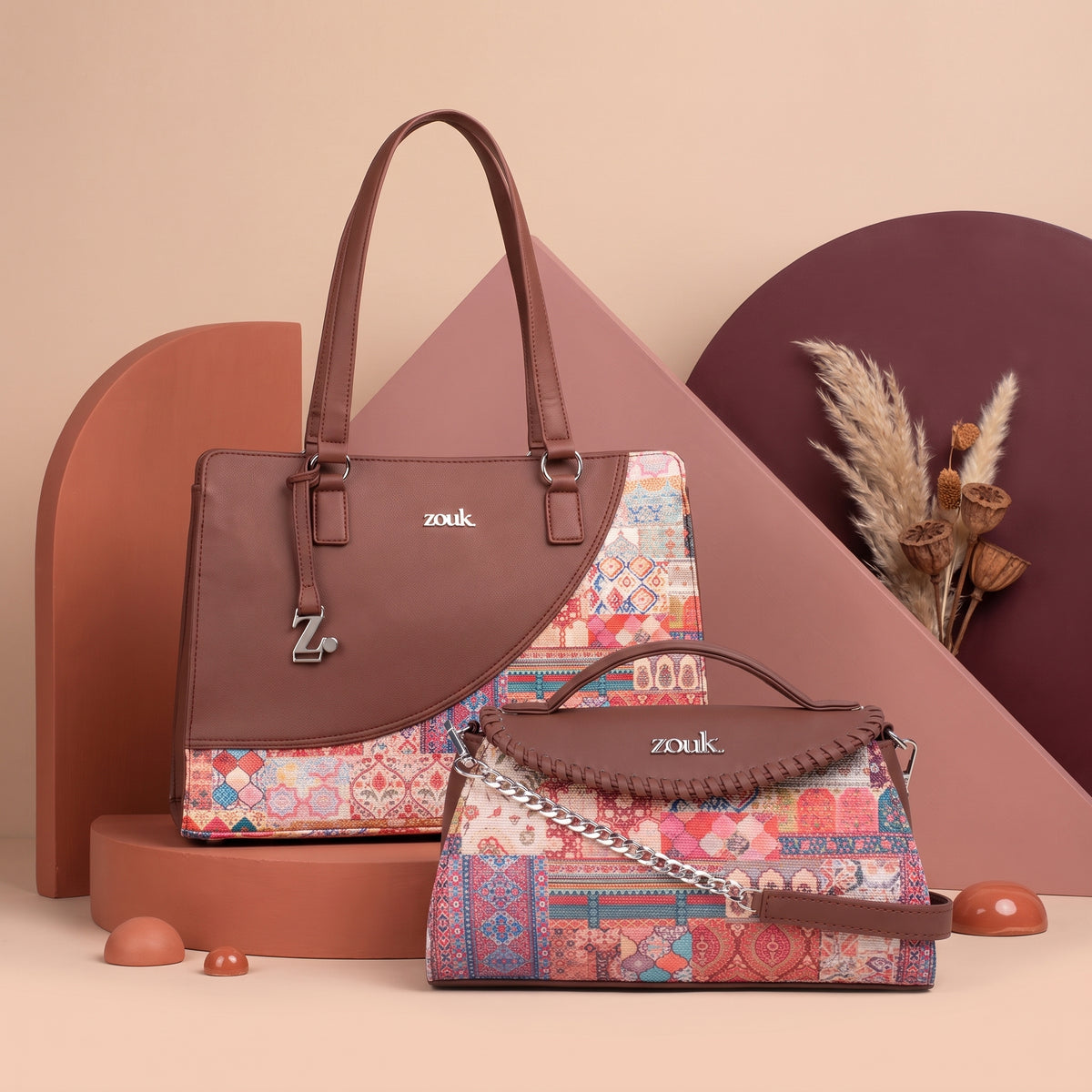 Kutch Gamthi Office Essential Bag & Saisha Sling Bag Combo