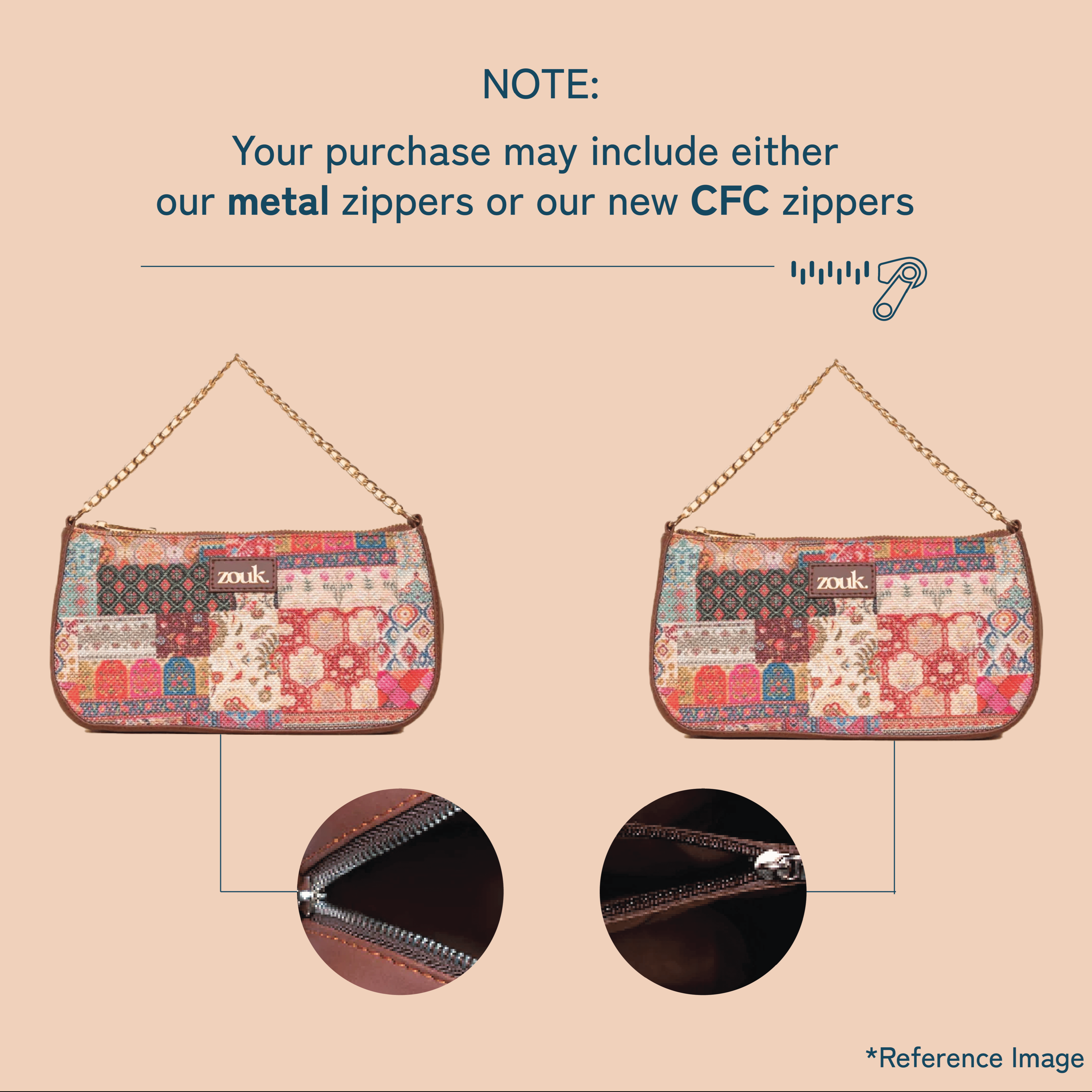 Chittoor Blue Kalamkari Baguette