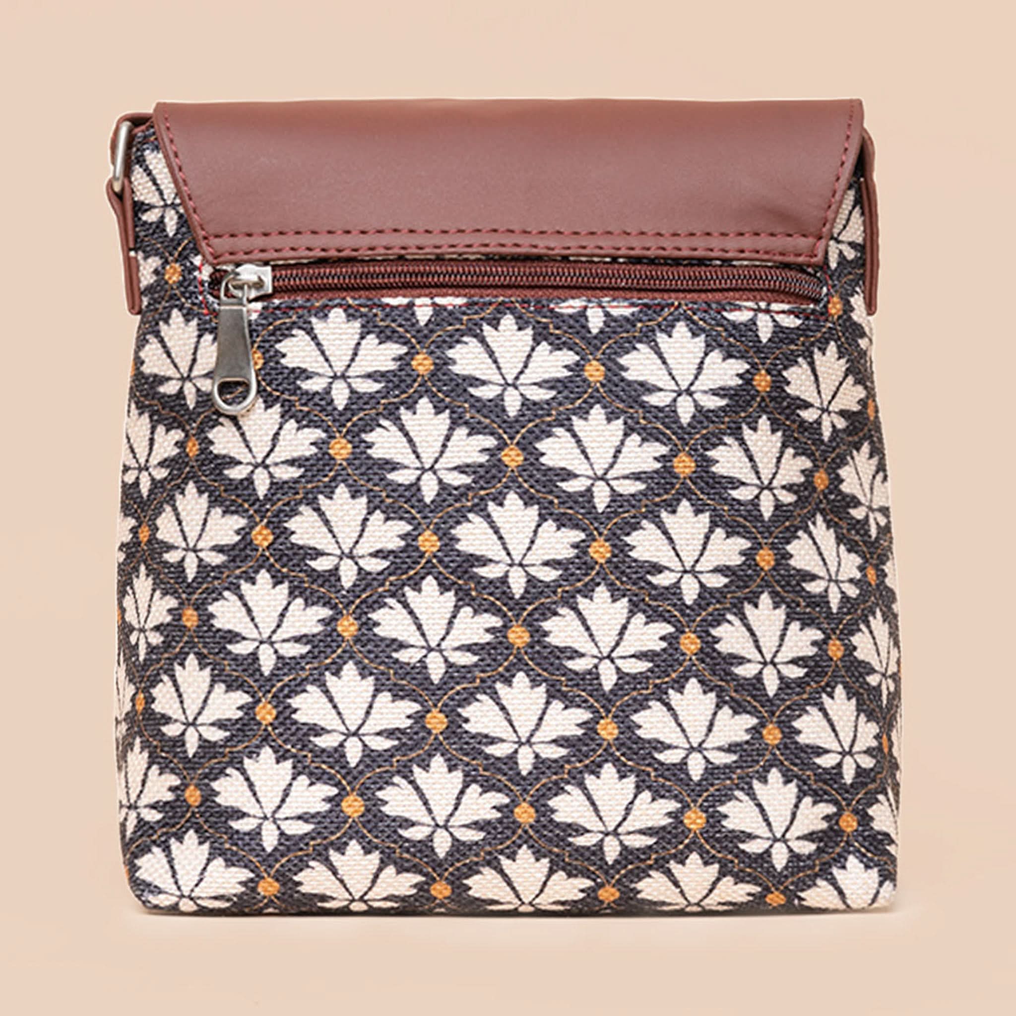 Bidri Kaiser - Women's Work Bag & Flap Sling Bag Combo