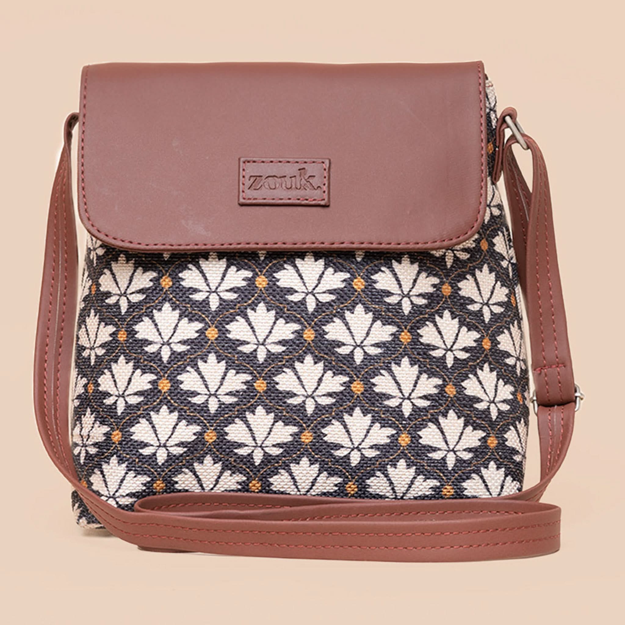Bidri Kaiser - Women's Work Bag & Flap Sling Bag Combo