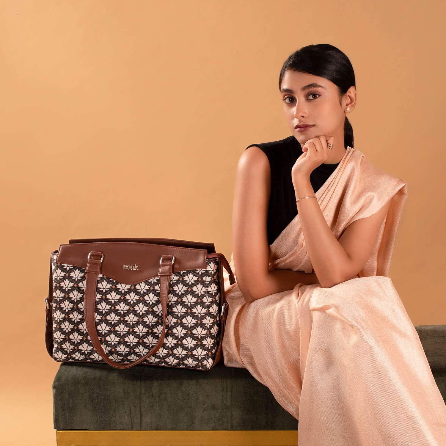 Bidri Kaiser Women's Work Bag Brown