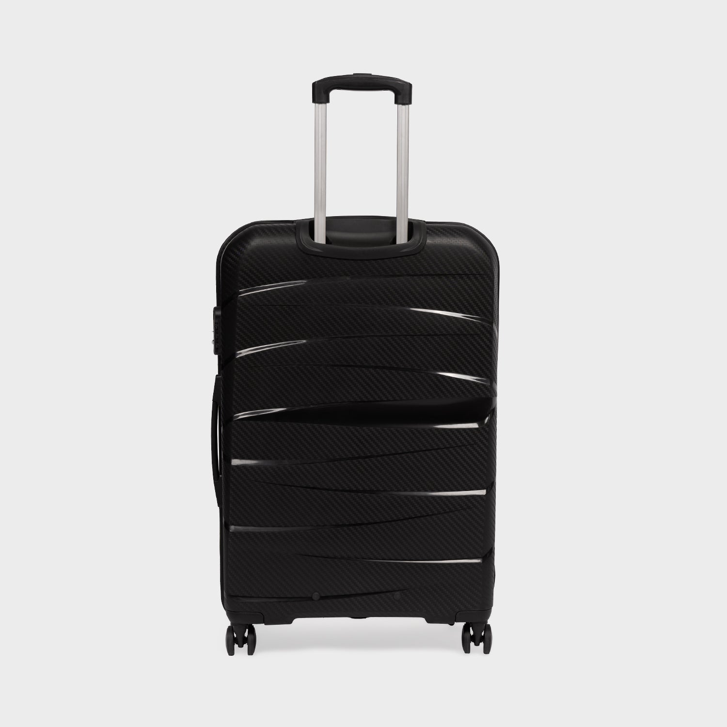Black Aira Trolley Bag Combo (Cabin & Medium)