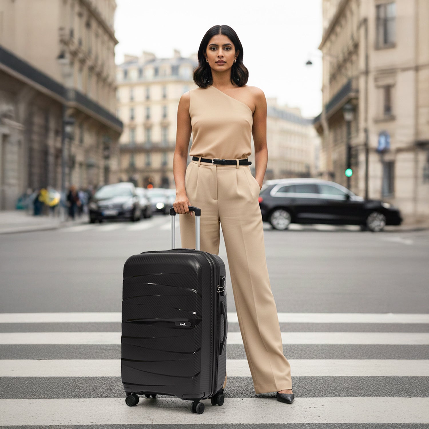 Black Aira Trolley Bag