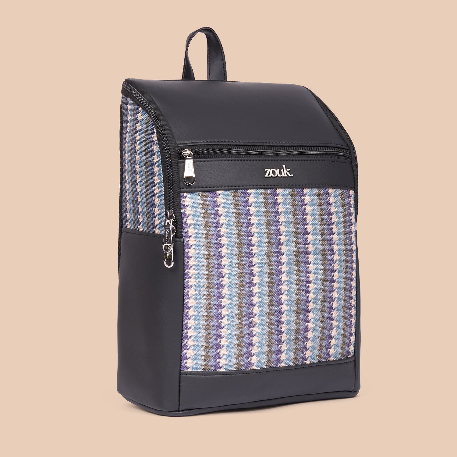 Bombay Houndstooth Amalia Backpack (Black)