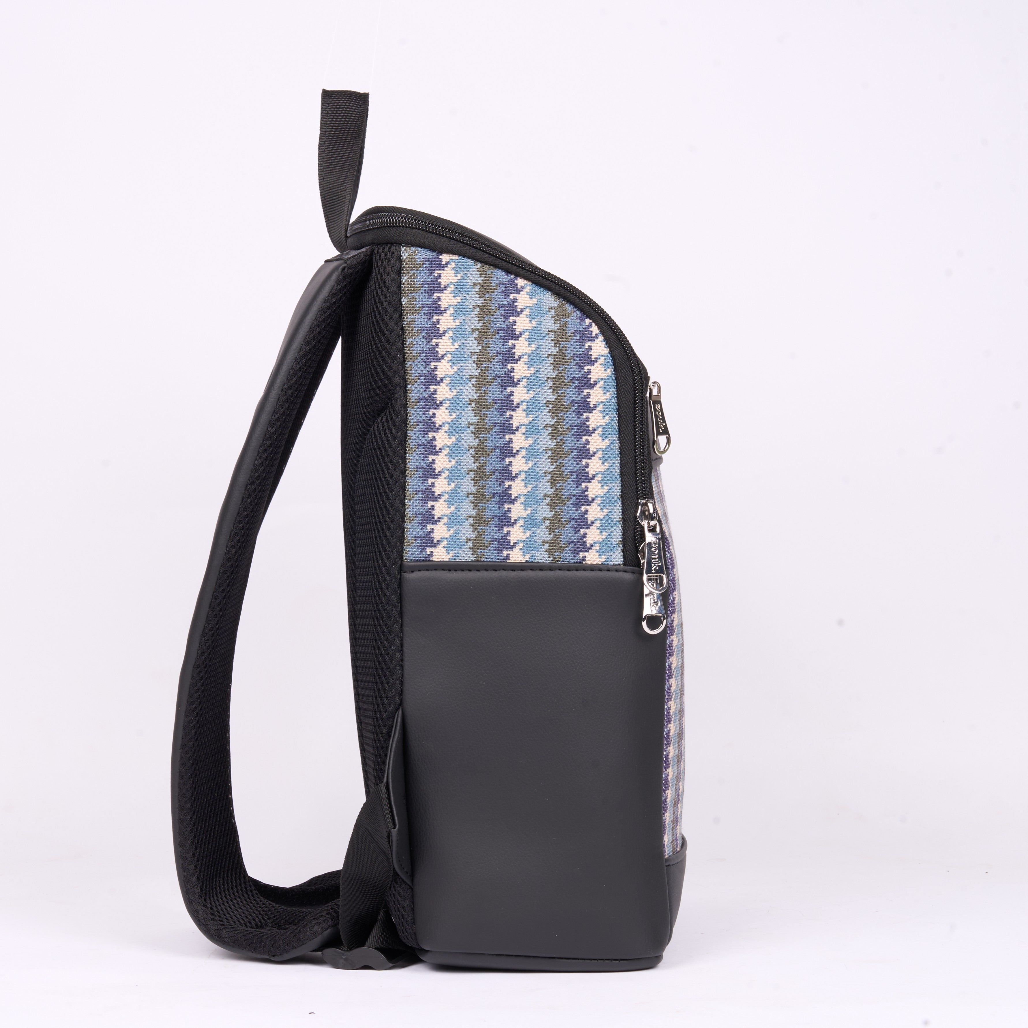 Bombay Houndstooth Amalia Backpack (Black)