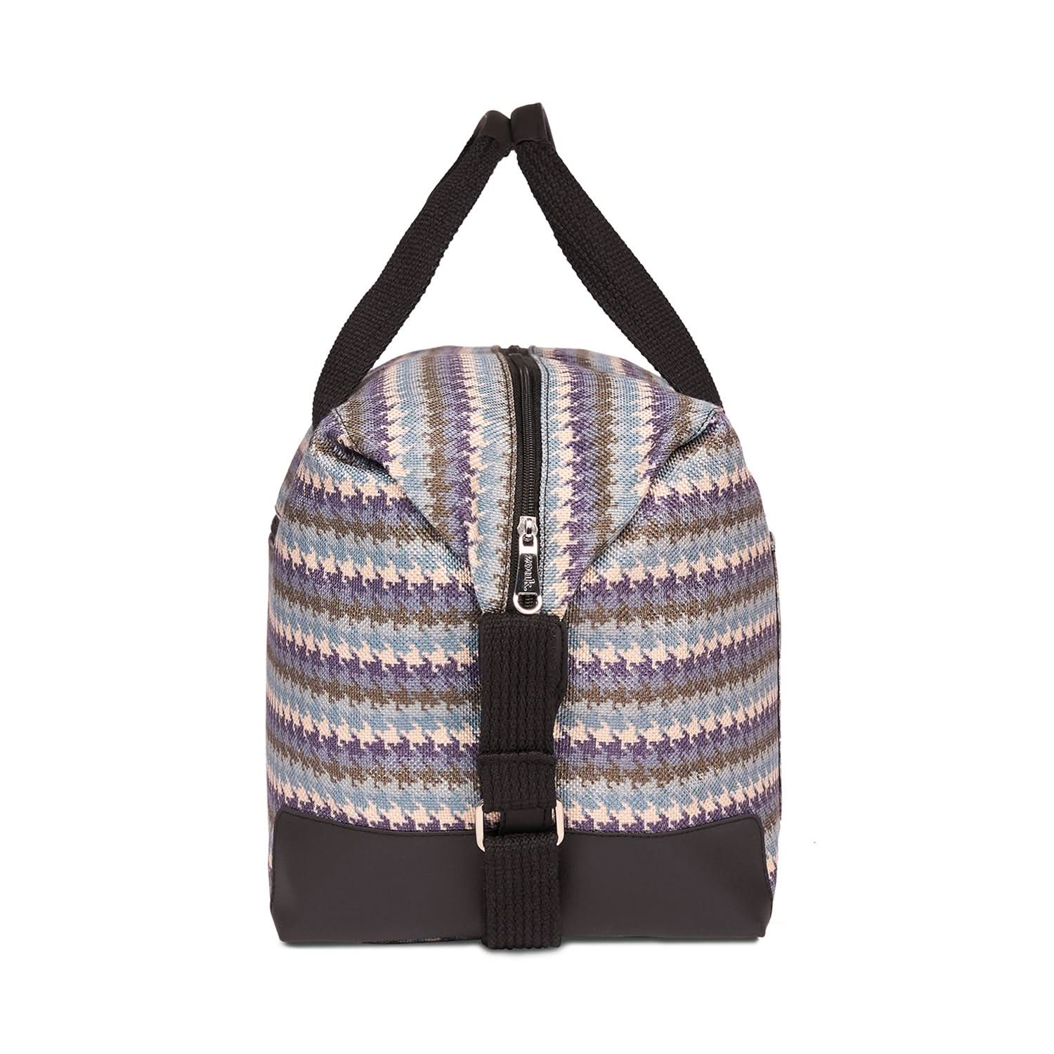 Bombay Houndstooth Collapsible Duffle Bag