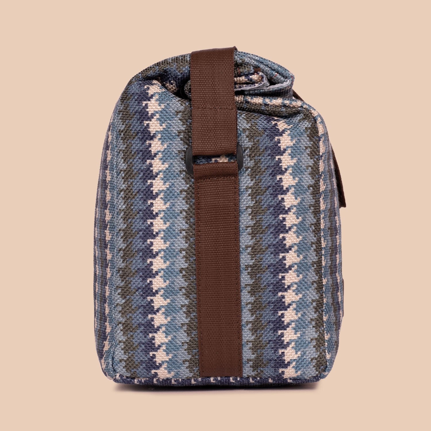 Bombay Houndstooth Roll Up Lunch Bag