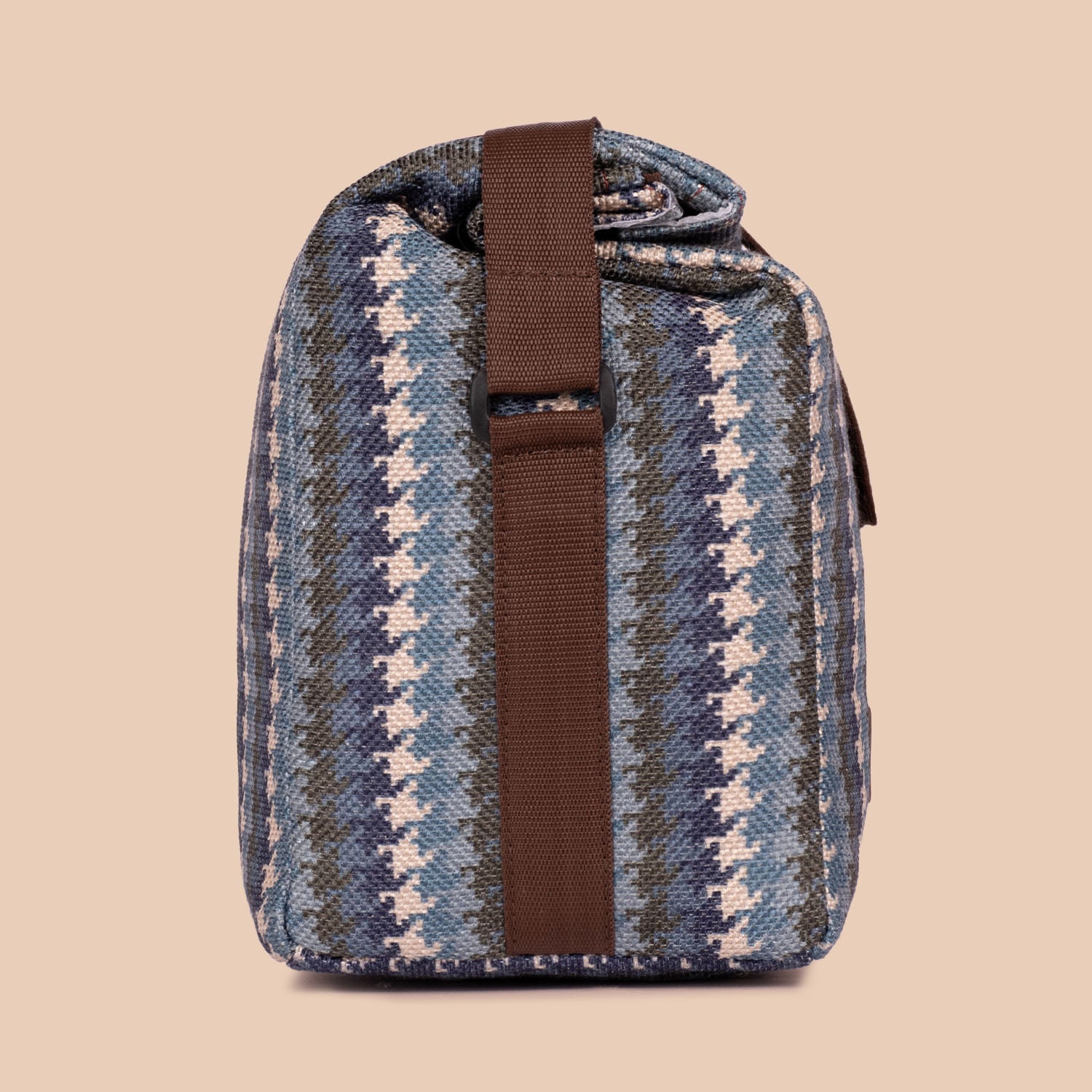 Bombay Houndstooth Roll Up Lunch Bag