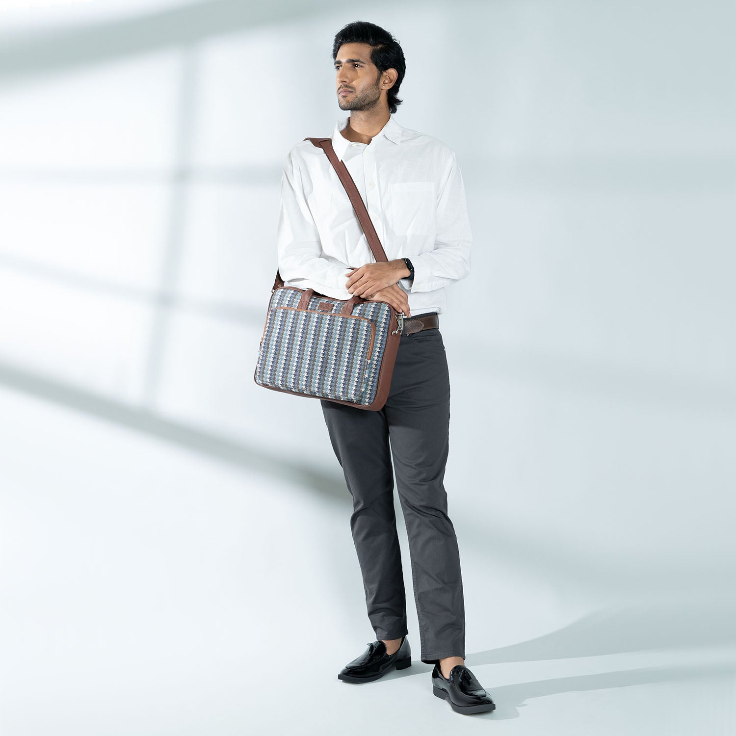 Bombay Houndstooth Unisex Laptop Bag