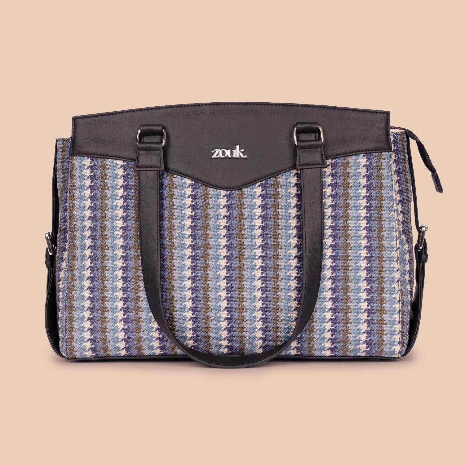 Bombay Houndstooth Women's Work Bag (Black)