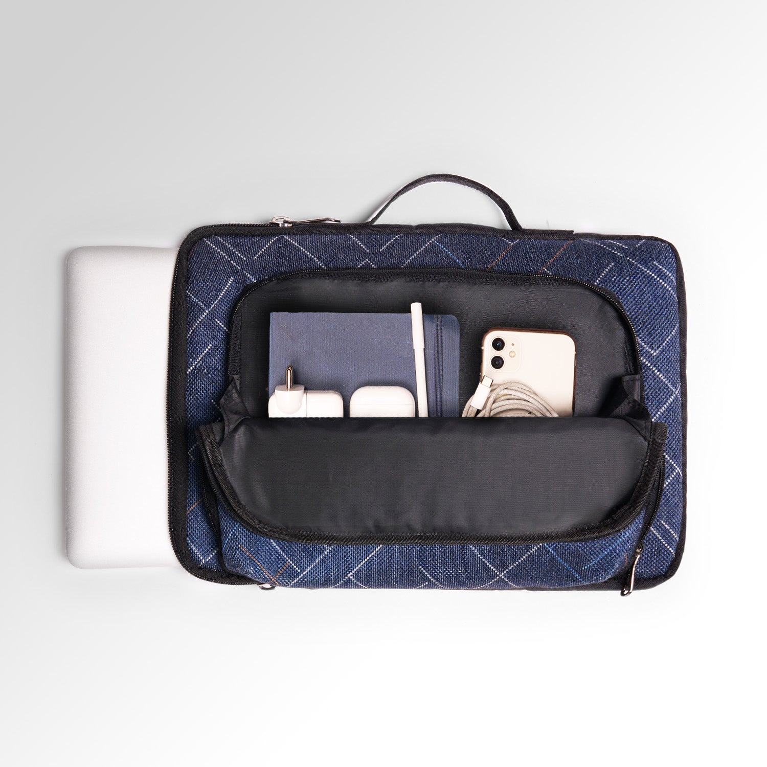 Bombay Tartan Urban Laptop Sleeve - 14inch (Black)