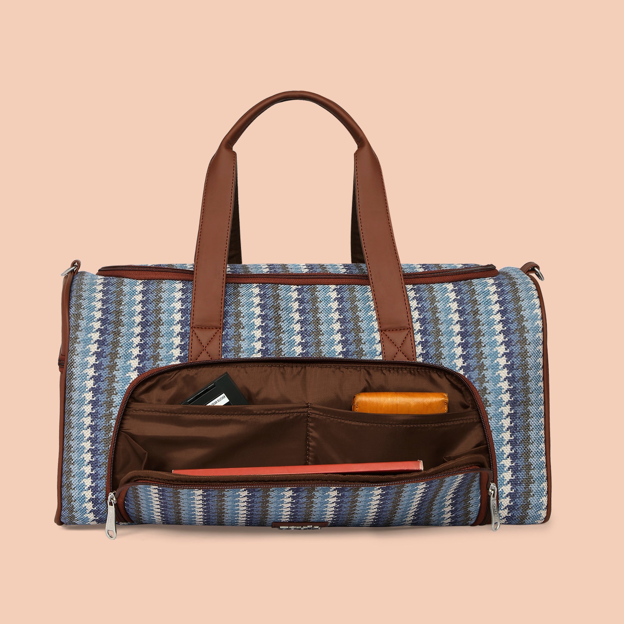 Bombay Houndstooth Weekender Duffle Bag
