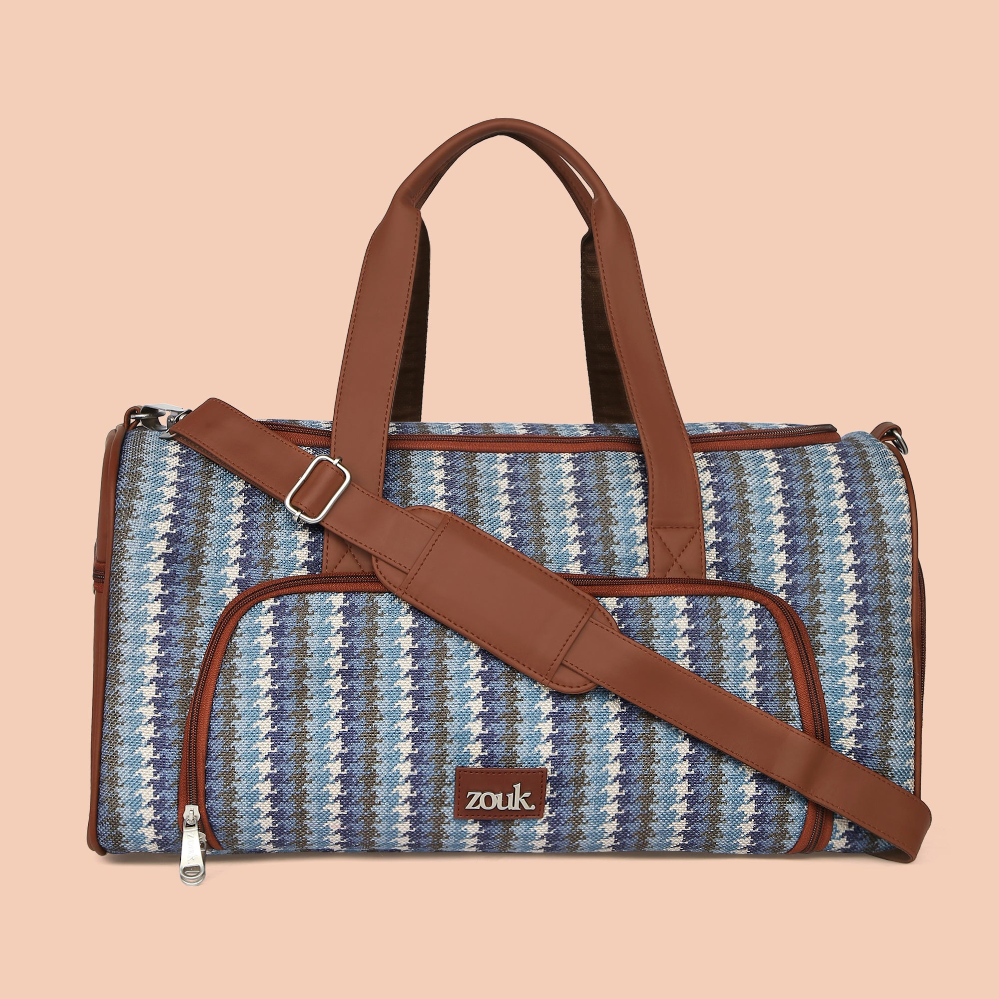 Bombay Houndstooth Weekender Duffle Bag