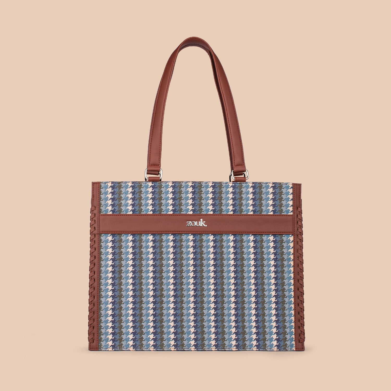 Bombay Houndstooth Boardroom Office Bag