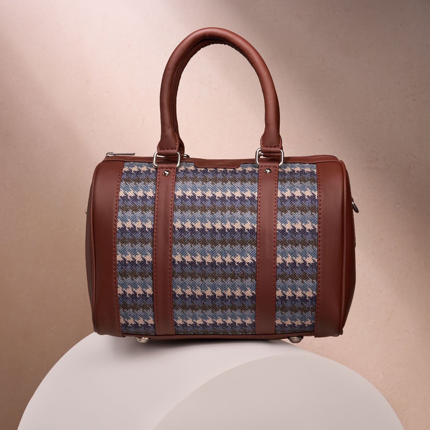 Bombay Houndstooth Handbag