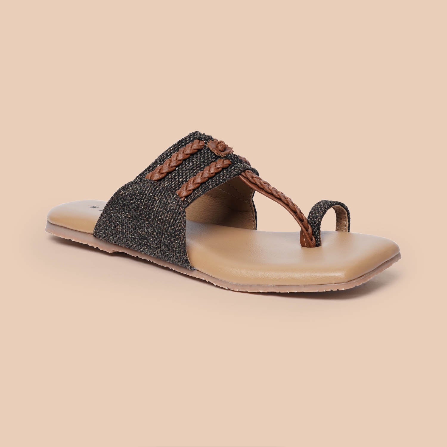 Bristel Braided Kolhapuri Chappal