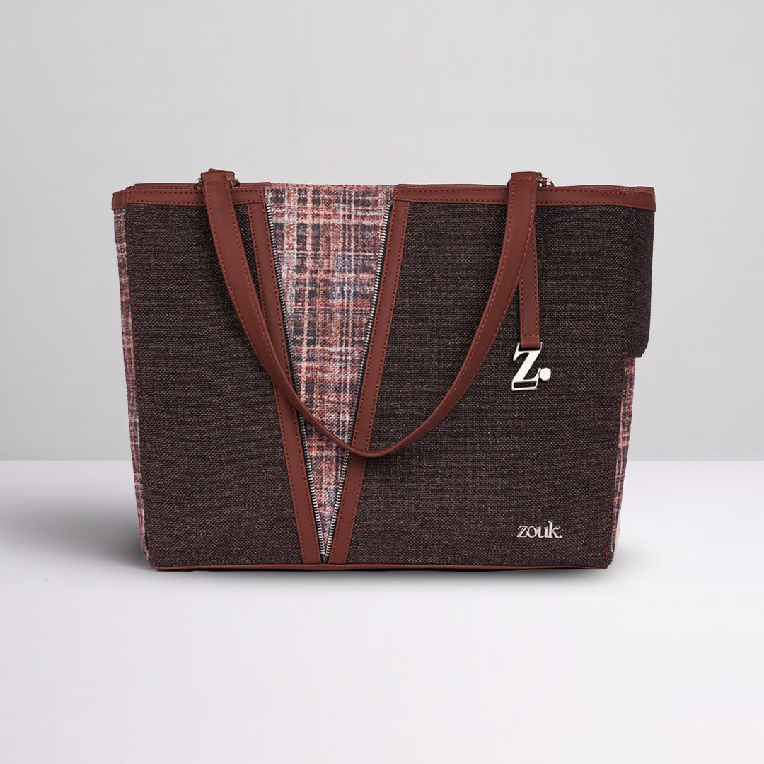 Cashmere Noir (Copper) Corner Office Tote (Bristel)