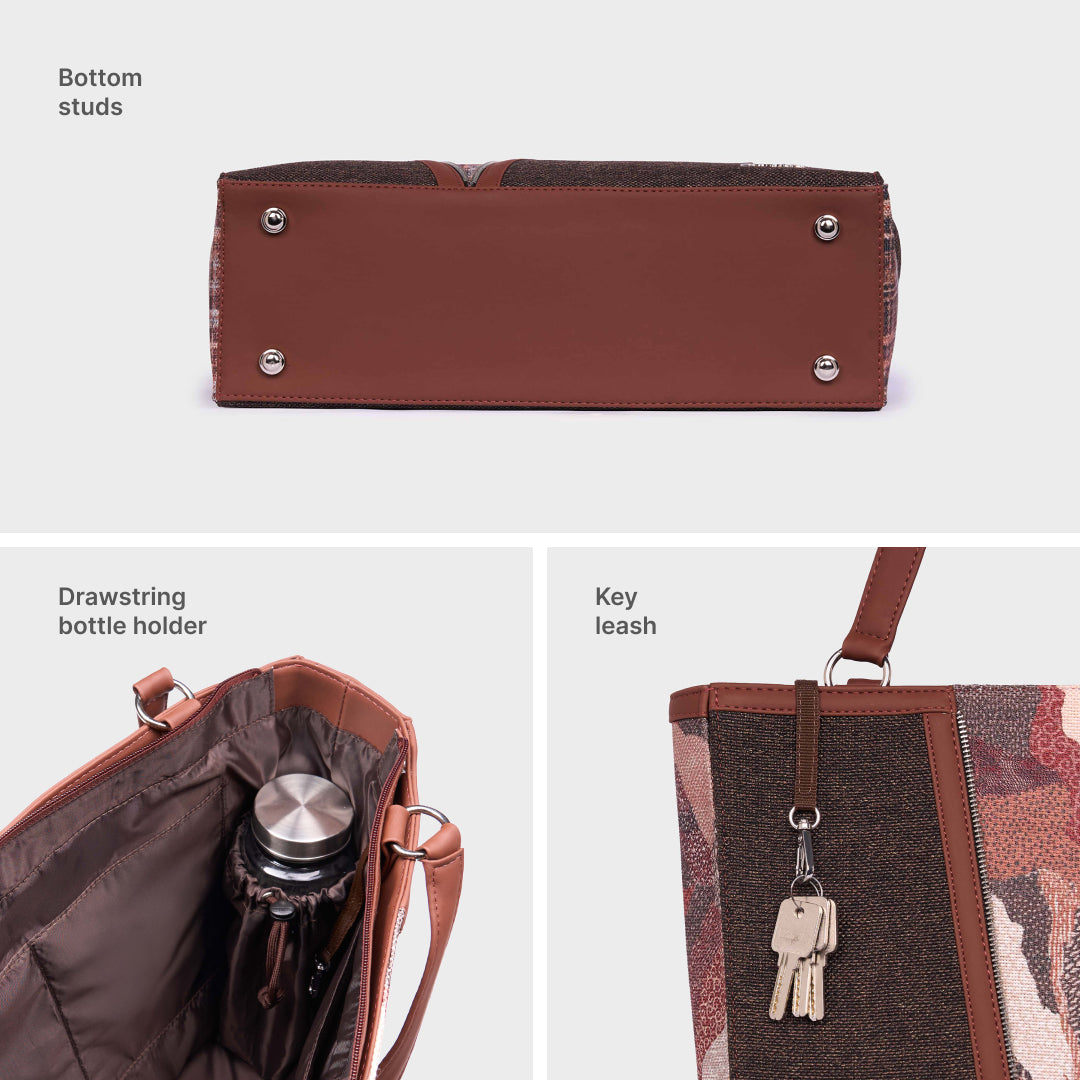 Ellora Echoes Corner Office Tote (Bristel)