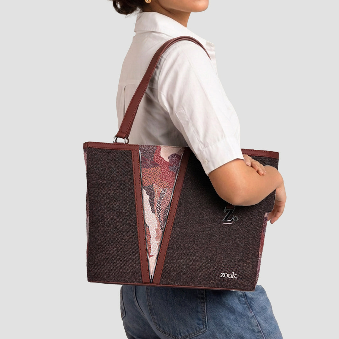 Ellora Echoes Corner Office Tote (Bristel)