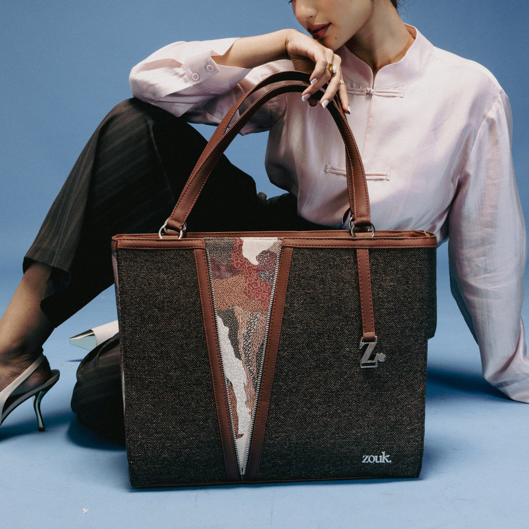 Ellora Echoes Corner Office Tote (Bristel)