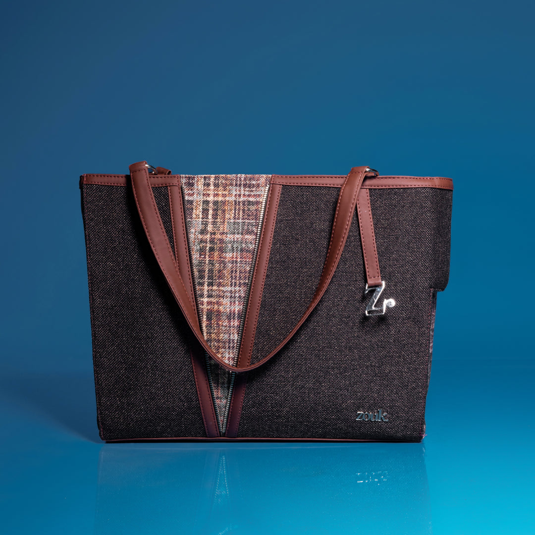 Cashmere Noir (Copper) Corner Office Tote (Bristel)
