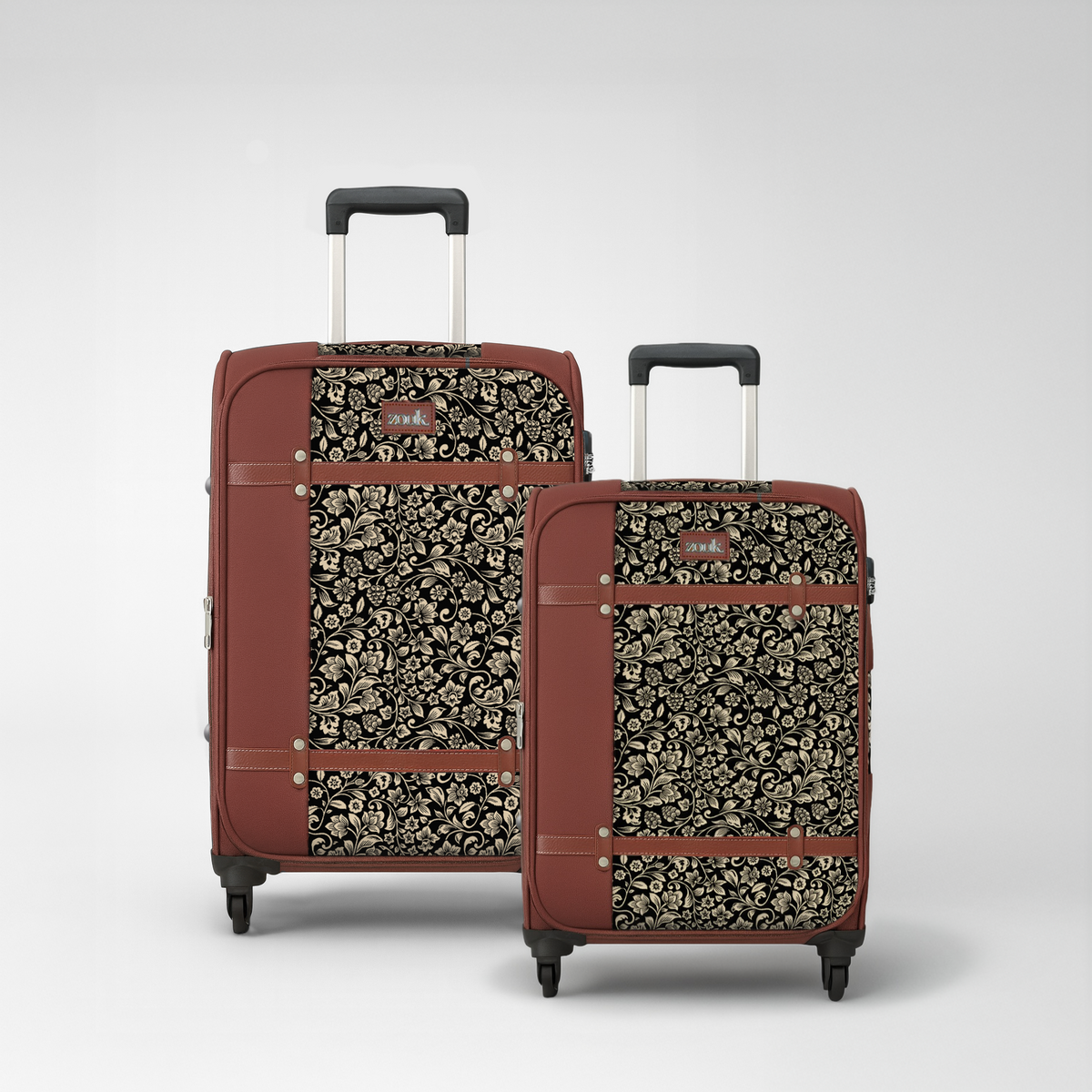 FloMotif Saira Trolley Bag Combo (Cabin & Medium)