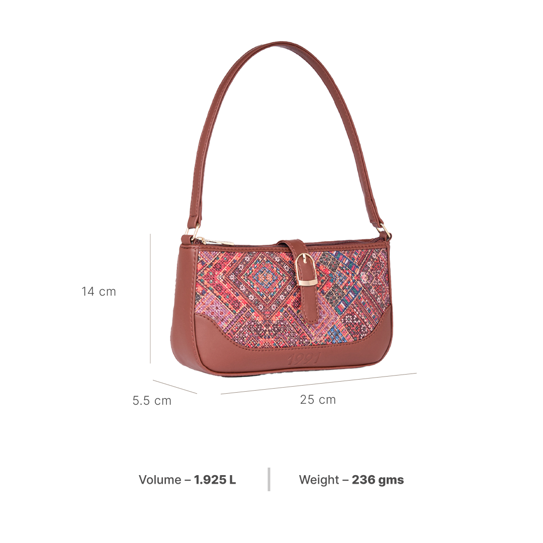 Bhuj Rabari Classic Sling Bag - 1991 by Zouk