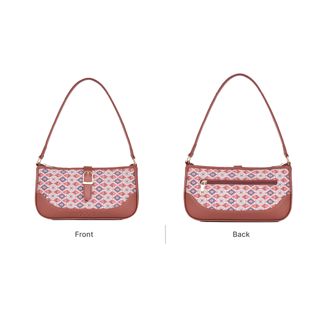 Ajrakh Kami Classic Sling Bag - 1991 by Zouk