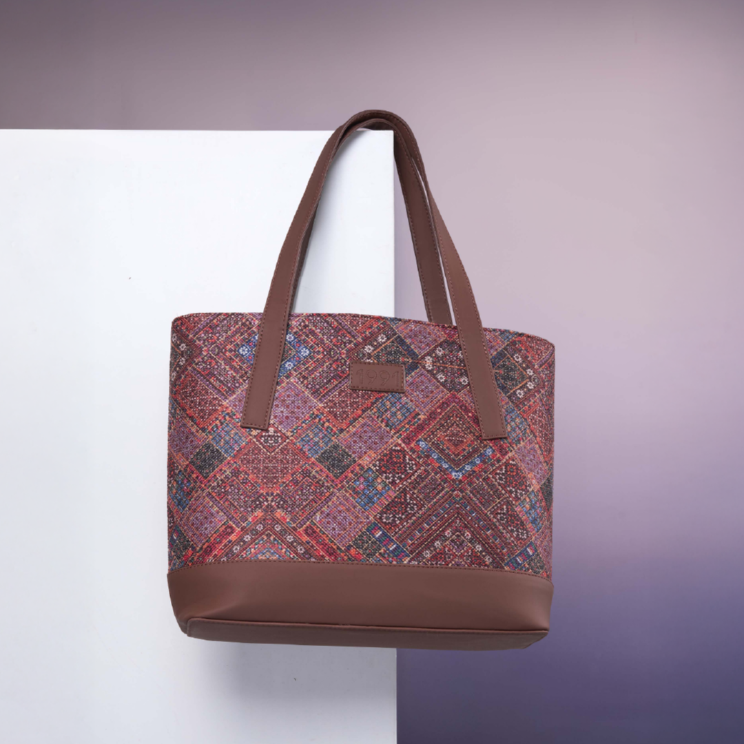 Bhuj Rabari Classic Tote Bag - 1991 by Zouk
