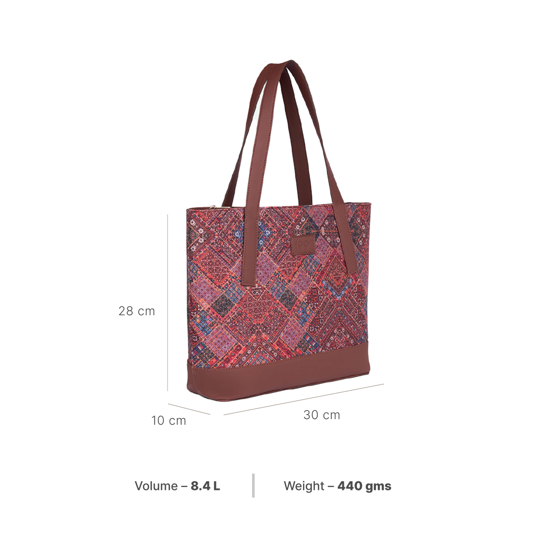 Bhuj Rabari Classic Tote Bag - 1991 by Zouk