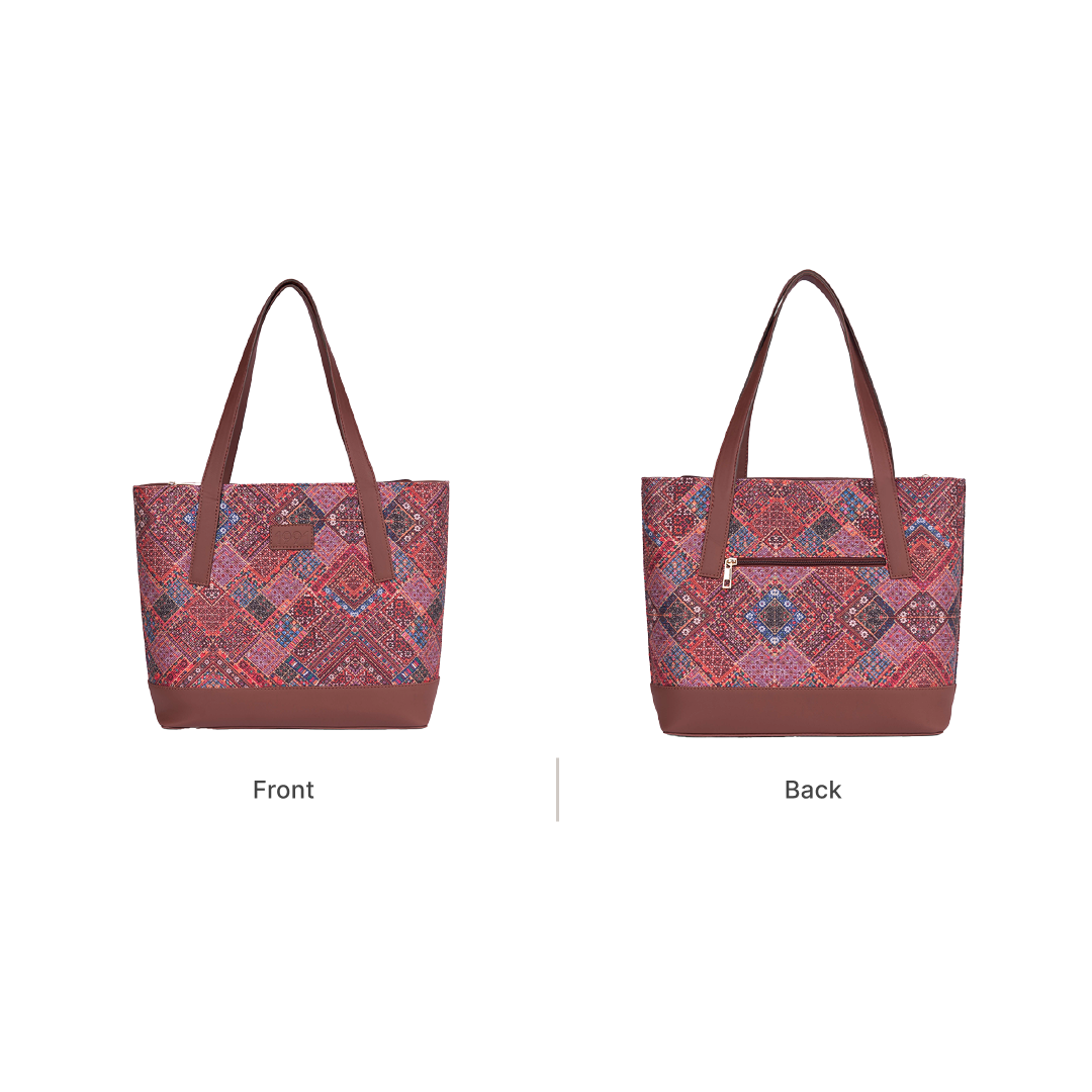 Bhuj Rabari Classic Tote Bag - 1991 by Zouk