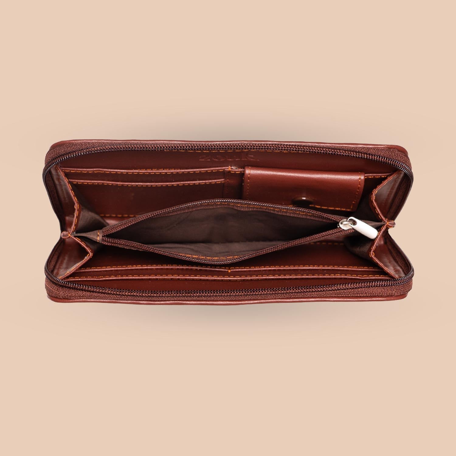 Royal Indian Peacock Motif Chain Wallet